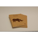 Petit cahier écolier - rhinocéros