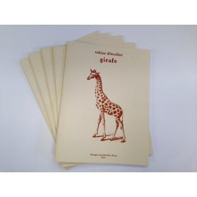 Cahier girafe x 5