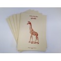 Les 5 cahier girafe 48p